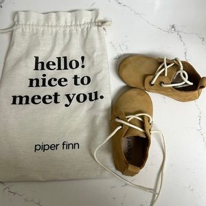 Piper Finn real leather toddler shoes (brown)